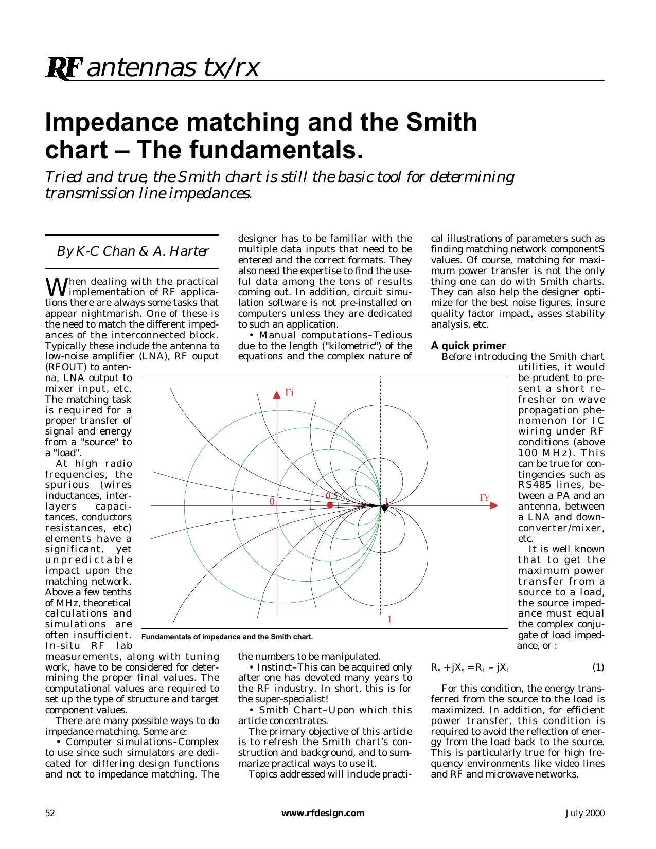 impedance smith chart pdf