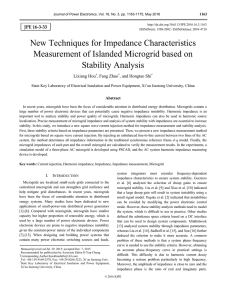 New Techniques for Impedance Characteristics Measurement of