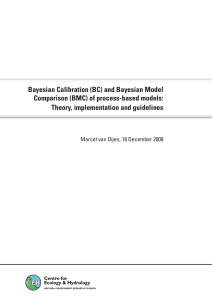 Bayesian Calibration (BC) and Bayesian Model Comparison (BMC