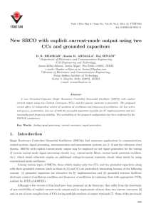 New SRCO with explicit current-mode output using two CCs and