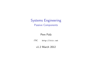 Systems Engineering - Passive Components