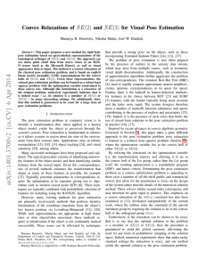 Convex Relaxations of SE (2) and SE (3) for Visual Pose Estimation