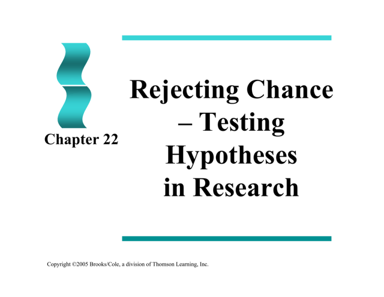 how to make decision on null hypothesis