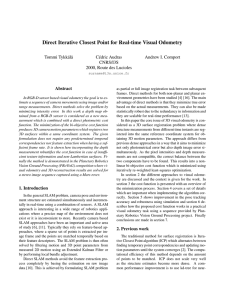 Direct Iterative Closest Point for Real