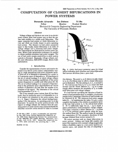 Computation of closest bifurcations in power systems