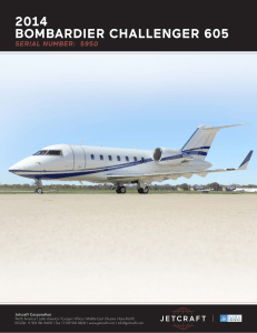 2014 bombardier challenger 605