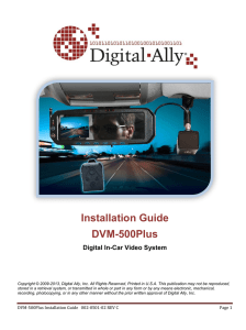 Installation Guide DVM-500Plus