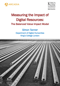 Measuring the Impact of Digital Resources: The Balanced Value