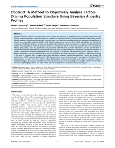 ObStruct: A Method to Objectively Analyse Factors Driving