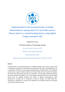 Implementation and characterization of elastic deformation in