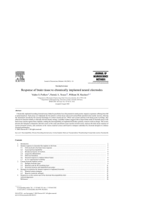 Response of brain tissue to chronically implanted neural electrodes