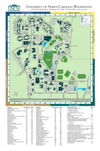 Campus Map - University of North Carolina Wilmington