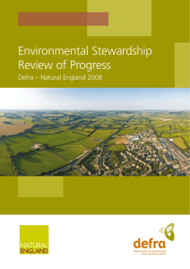 Environmental Stewardship Review of Progress