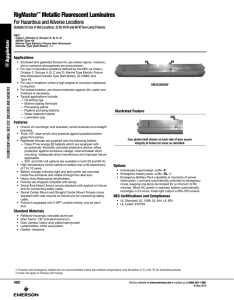 RigMaster™ Metallic Fluorescent Luminaires Catalog Pages