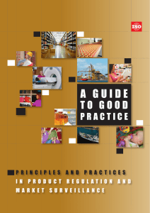 A guide to Good Practice – Principles and Practices in Product