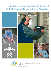 Guideline on Managing Safety in the Use of Portable Electrical