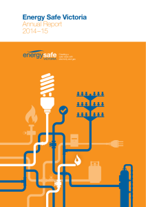 Energy Safe Victoria Annual Report 2014–15
