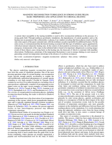 magnetic reconnection turbulence in strong guide fields