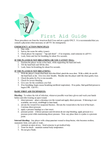 First Aid Guide - Calcasieu Soccer Club