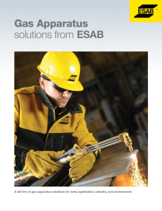 Gas Apparatus Solutions From ESAB