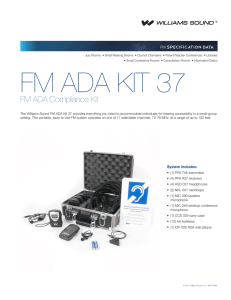 FM ADA Compliance Kit