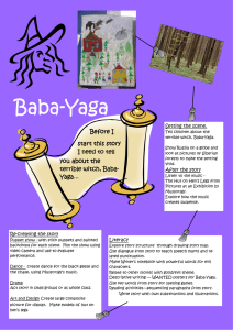 Baba-Yaga story-telling poster