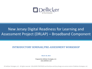 Broadband Component - New Jersey Digital Learning