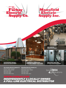 lIne card - Furbay Electric Supply Co.