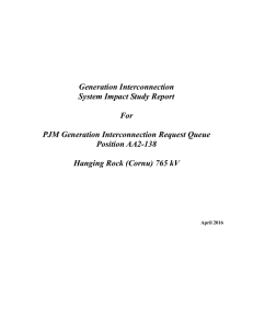Generation Interconnection System Impact Study Report