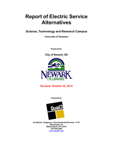Report of Electric Service Alternatives