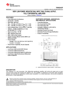 THS4524-EP - Texas Instruments