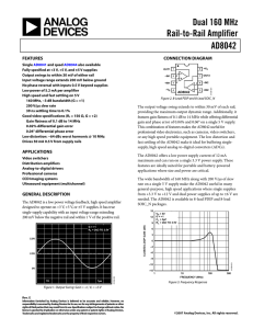 Analog Devices AD8042ARZ datasheet: pdf