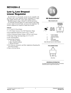 NCV4264-2 - LDO Linear Regulator