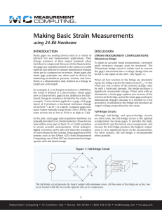 Making Basic Strain Measurements using 24