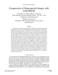 Compression of Hyperspectral Images with LVQ-SPECK