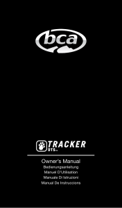 Tracker DTS User Manual