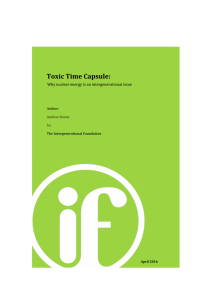 Toxic Time Capsule - The Intergenerational Foundation