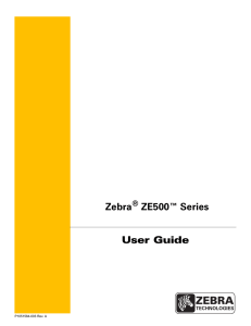 ZE500 - User Guide