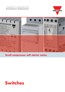Scroll compressor soft starter series