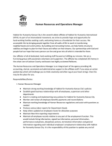 Human Resources and Operations Manager