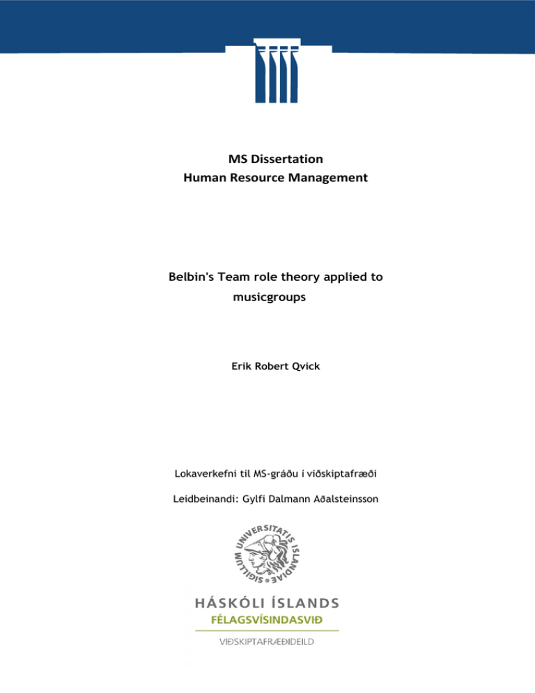 resource management dissertation