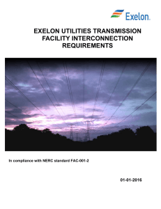 exelon utilities transmission facility interconnection