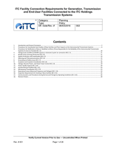 Contents - ITC Holdings