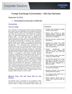 Foreign Exchange Commentary – Mid Day Remarks