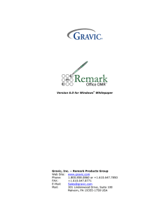 Remark Office OMR white paper