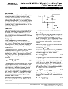 TB401: Using the ISL43120 SPDT Switch in a Multi-Phase