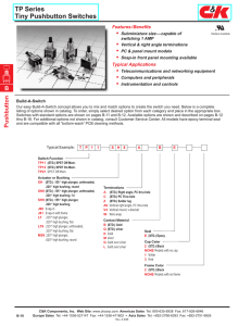 tp series tiny pushbutton switches