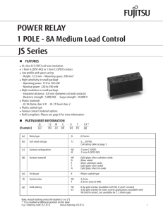 POWER RELAY JS Series