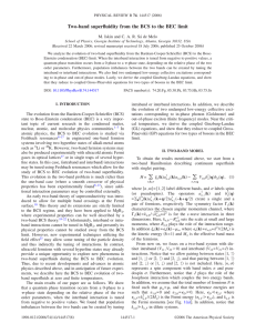 Two-band superfluidity from the BCS to the BEC limit