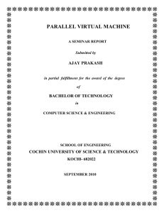 parallel virtual machine